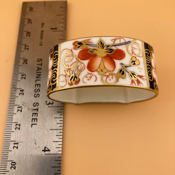 Vintage Royal Crown Derby Imari Pattern #2451 Napkin Ring - Picture 5 of 5
